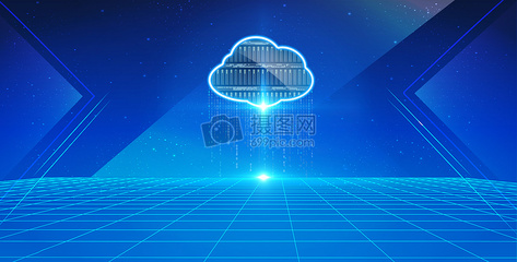 科技智能云信息技術背景